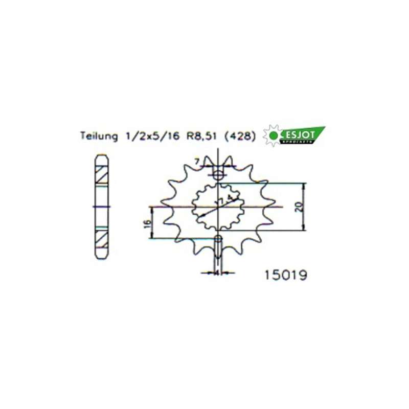 RITZEL 428 (50-15019-17 / JTF558.17)