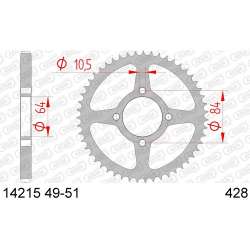 ZAHNKRANZ STAHL 428 (14215-51 / 50-15019-51 / JTR809.51)
