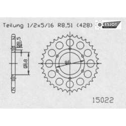 COURONNE ACIER 428 (16201-36 / 50-15022-36 / JTR468.36)