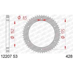 ZAHNKRANZ STAHL 428 (12207-57 / 50-15023-57 / JTR839.57)