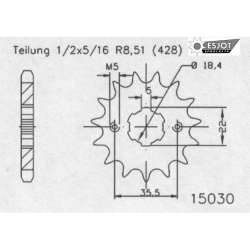 RITZEL 428 (21305-14 / 50-15030-14 / JTF1559.14)