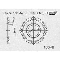 COURONNE ACIER 428 (50-15048-56 / JTR1874.56)