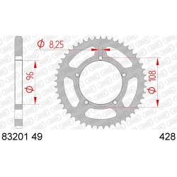 ZAHNKRANZ STAHL 428 (83201-49 / 50-15051-49)