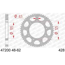 ZAHNKRANZ STAHL 428 (47200-54 / 50-15052-54 / JTR1134.54)