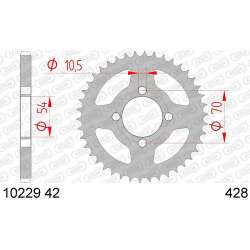 ZAHNKRANZ STAHL 428 (10229-42 / 50-15062-42 / JTR1206.42)