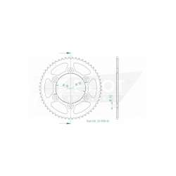 ZAHNKRANZ STAHL 428 (JTR1494-56 / 16212-56)