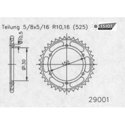 ZAHNKRANZ STAHL 525 (10502-49 / JTR300.49)