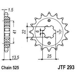 RITZEL 525 (20506-15 / 50-29003-15 / JTF293.15)