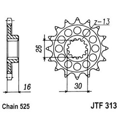 RITZEL 525 (50-29004-15 / JTF313.15)