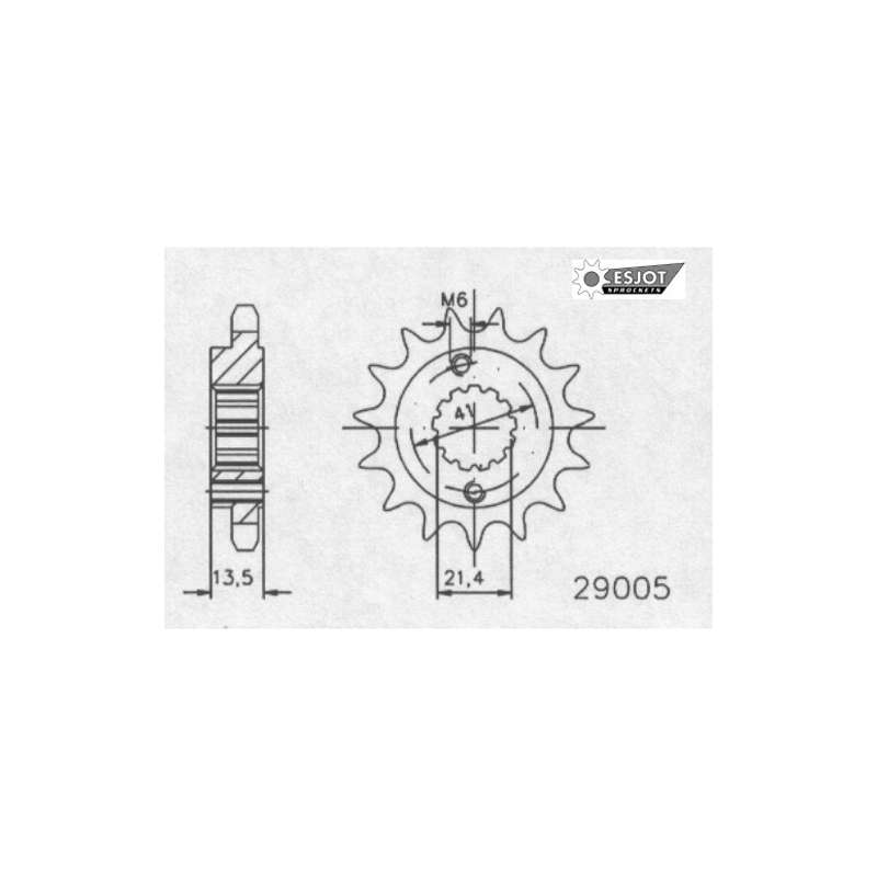 RITZEL 525 (50-29005-15P) GUMMIERT