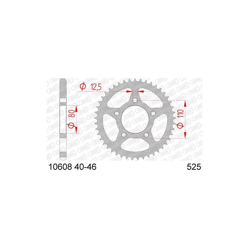 ZAHNKRANZ STAHL 525 (10608-40 / 50-29006-40 / JTR1332.40)