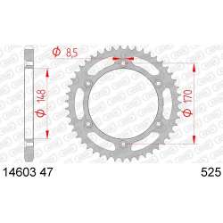 ZAHNKRANZ STAHL 525 (14603-47 / 50-29012-47 / JTR1821.47)