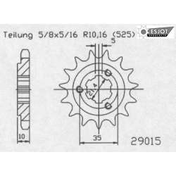 RITZEL 525 (22602-15 / JTF1448.15)