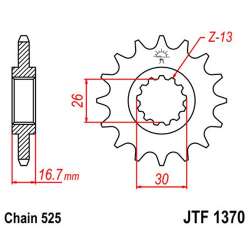 RITZEL 525 (20612-14 / 50-29017-14 / JTF1370.14)