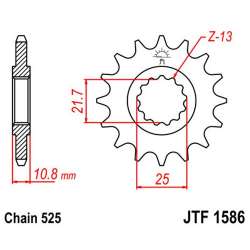 PIGNON 525 (21606-17 / 50-29018-17 / JTF1586.17)