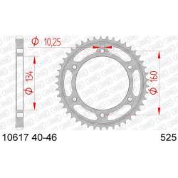 COURONNE ACIER 525 (10617-43 / 50-29026-43 / JTR1307.43)