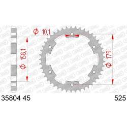 ZAHNKRANZ STAHL 525 (35804-45 / 50-29028-45)
