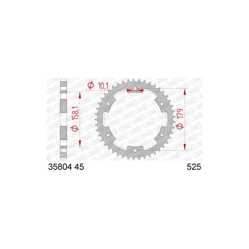 ZAHNKRANZ STAHL 525 (35804-45 / 50-29028-45)