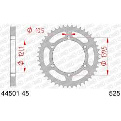 ZAHNKRANZ STAHL 525 (44501-45 / 50-29033-45)