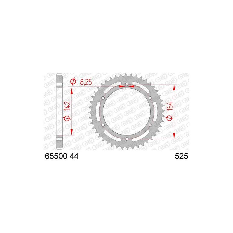 ZAHNKRANZ STAHL 525 (65500-44 / 50-29034-44 / JTR1074.44)