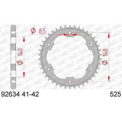 ZAHNKRANZ STAHL 525 (92634-41 / 50-29041-41 / JTR6.41)