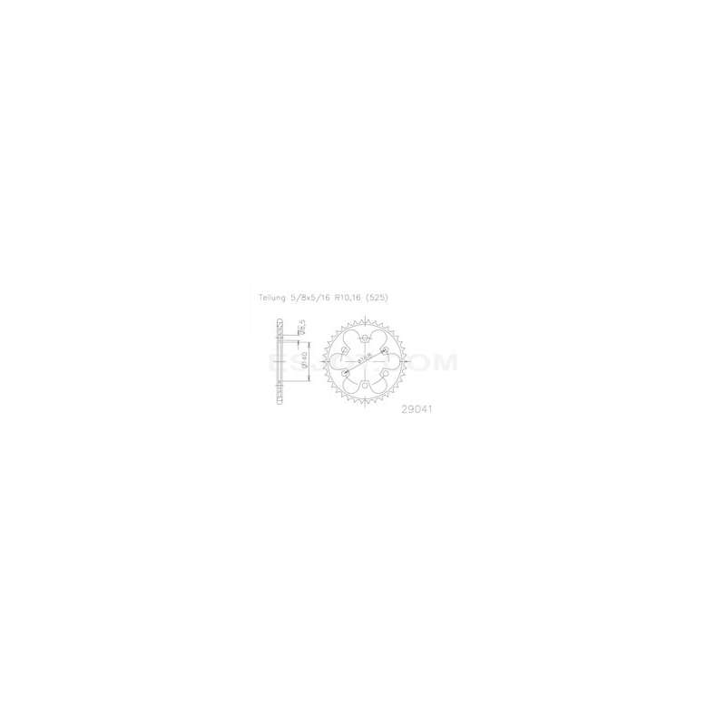 COURONNE ACIER 525 (50-29041-47 / JTR6.47)