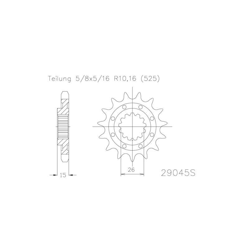 RITZEL 525 (50-29045-14S / JTF404.14)