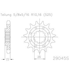 RITZEL 525 (166800-17 / 50-29045-17 / JTF404.17)
