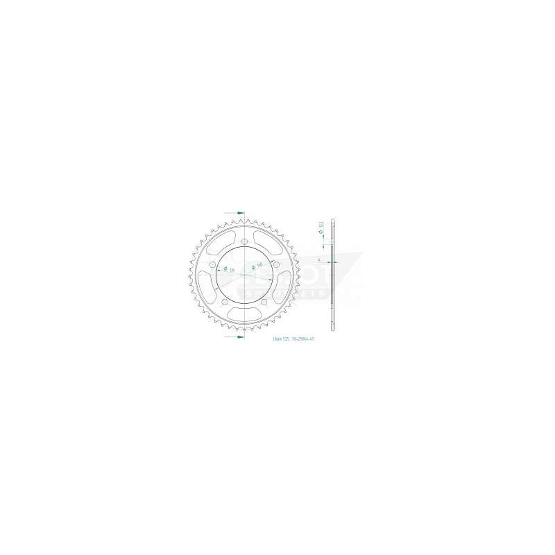 ZAHNKRANZ 525 (164600-45 / JTR10.45)