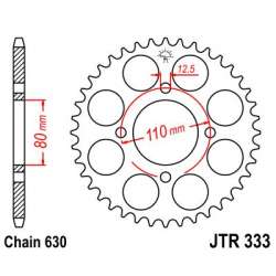 ZAHNKRANZ STAHL 630 (10604-38 / 50-30001-38 / JTR333.38)