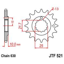 RITZEL 630 (24800-15 / 50-30005-15 / JTF521.15)