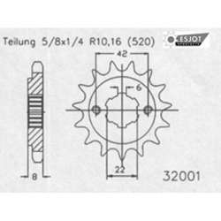 RITZEL 520 (20500-16 / 50-32001-16 / JTF281.16)