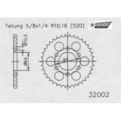 COURONNE ACIER 520 (50-32002-47 / JTR826.47)