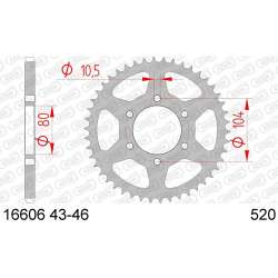 COURONNE ACIER 520 (16606-46 / JTR478.46)