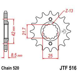 RITZEL 520 (24502-13 / 50-32012-13 / JTF516.13)