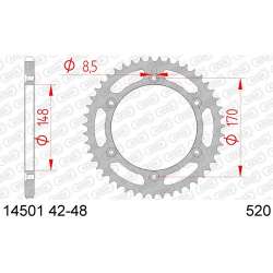 COURONNE ACIER 520 (14501-48 / 50-32012-48 / JTR828.48)
