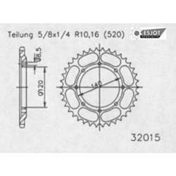 COURONNE ACIER 520 (50-32015-45 / JTR477.45)
