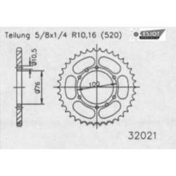 COURONNE ACIER 520 (50-32021-48 / JTR1825.48)