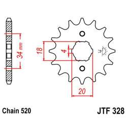 RITZEL 520 (20202-13 / 50-32022-13 / JTF328.13)