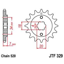 RITZEL 520 (20202-13 / 50-32023-13 / JTF329.13)