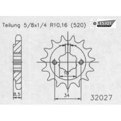RITZEL 520 (20317-14 / 50-32027-14 / JTF270.14)