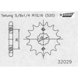 RITZEL 520 (20304-13 / 50-32029-13 / JTF337.13)