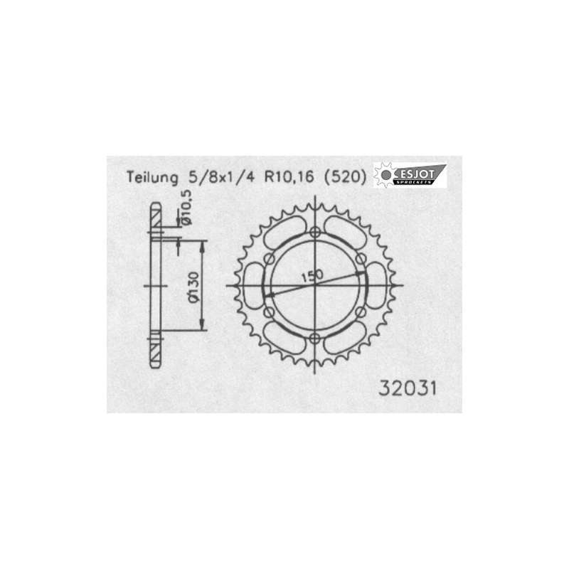 COURONNE ACIER 520 (50-32001-44)