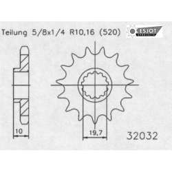 RITZEL 520 (22303-13 / 50-32032-13S / JTF432.13)