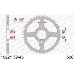 ZAHNKRANZ STAHL 520 (10221-45 / 50-32032-45 / JTR273.45)