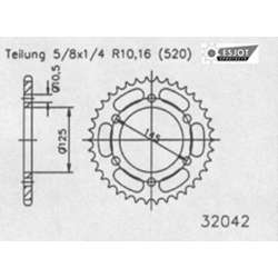ZAHNKRANZ STAHL 520 (12305-48 / 50-32042-48 / JTR855.48)
