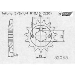 RITZEL 520 (20309-14 / 50-32043-14 / JTF337.14)