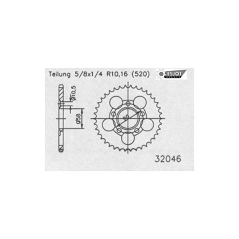 COURONNE ACIER 520 (50-32046-42)