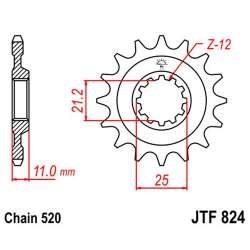 RITZEL 520 (64500-12 / 50-32048-12 / JTF824.12)