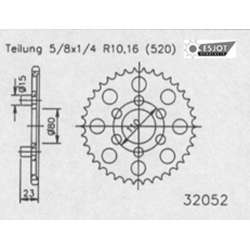 ZAHNKRANZ STAHL 520 (35200-36 / 50-32052-36 / JTR19.36)